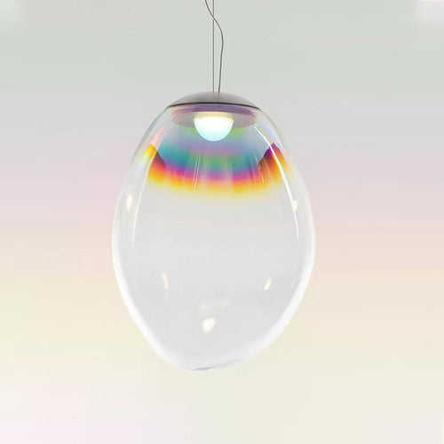 WOW Iridescent Glass Bubble Pendant Light-wow2502