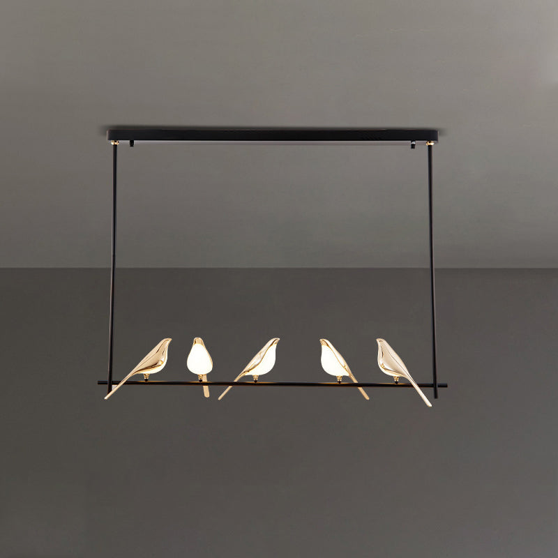 WOW Gold Bird Linear Chandelier-wow2512b