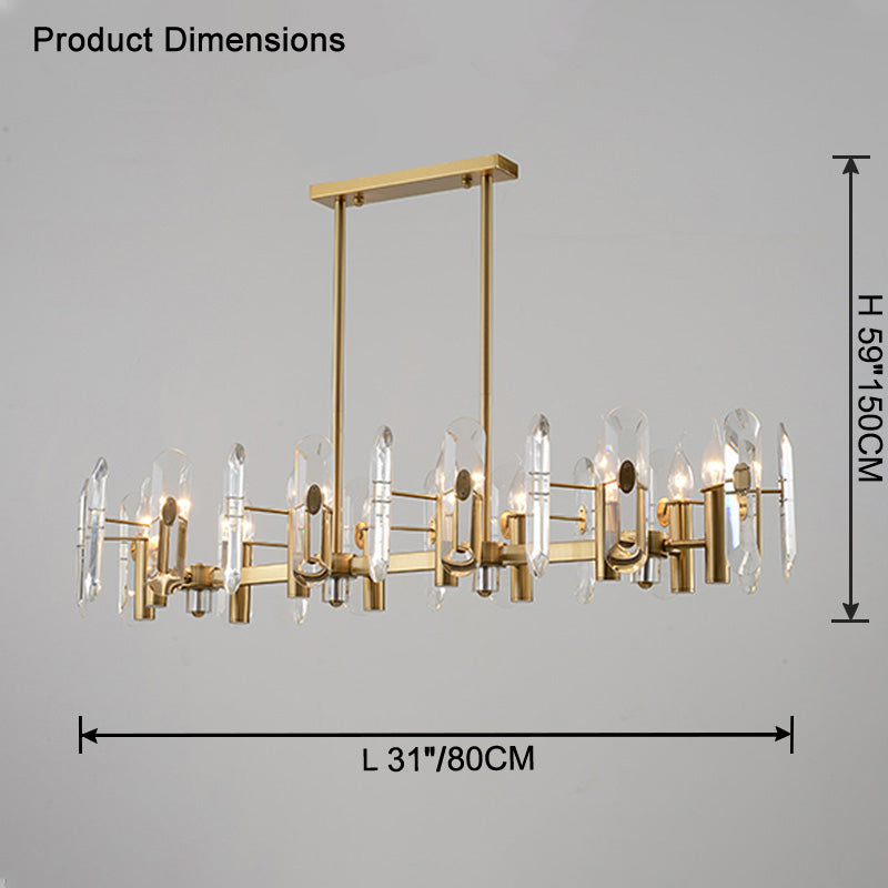 WOW Linear Crystal Chandelier-wow2459