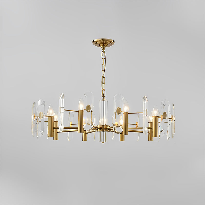 WOW Gold Candle Crystal Chandelier-wow2518