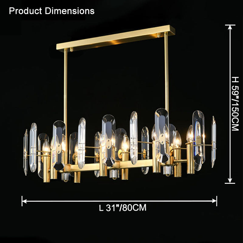WOW Linear Crystal Chandelier-wow2459