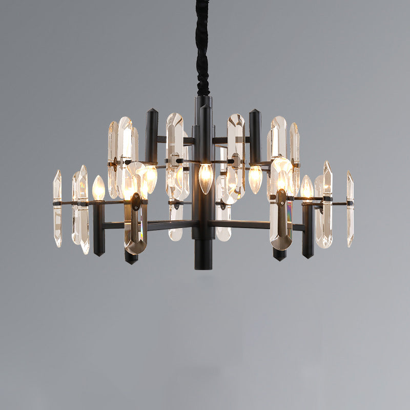 WOW Black Candle Crystal Chandelier-wow2519