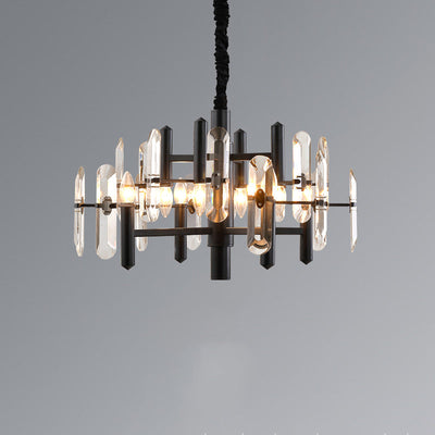 WOW Black Candle Crystal Chandelier-wow2519