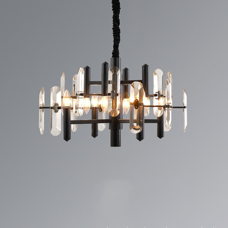 WOW Black Candle Crystal Chandelier-wow2519