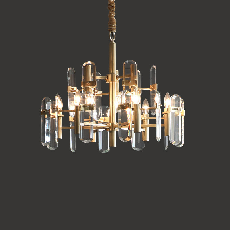 WOW Black Candle Crystal Chandelier-wow2519