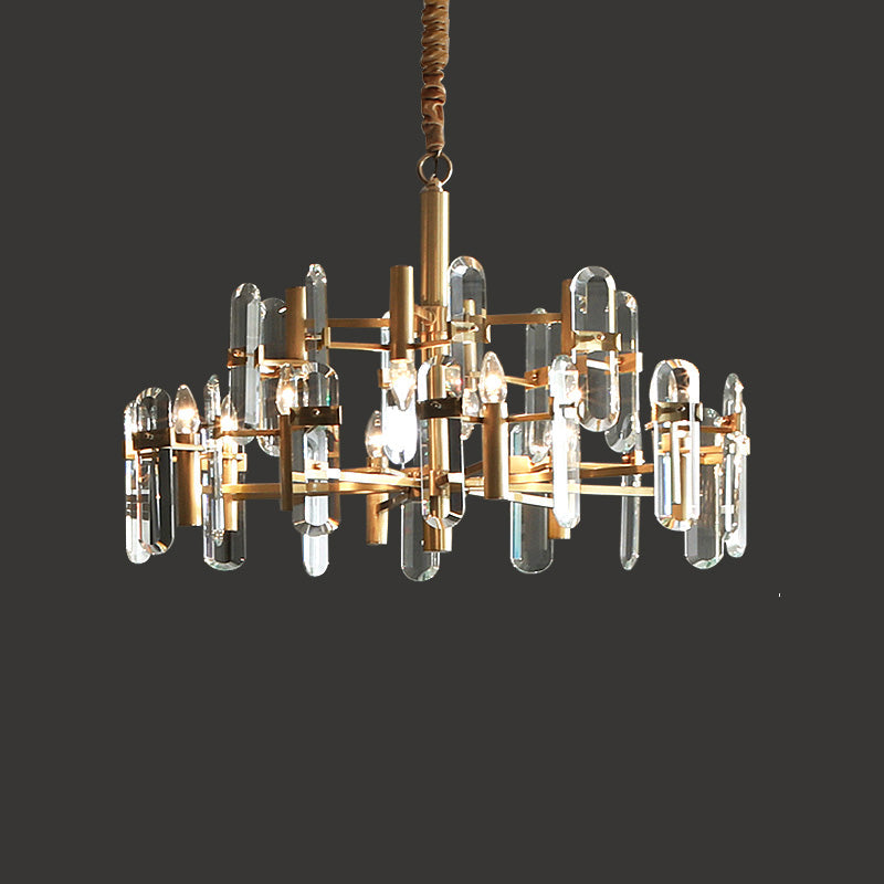 WOW Black Candle Crystal Chandelier-wow2519