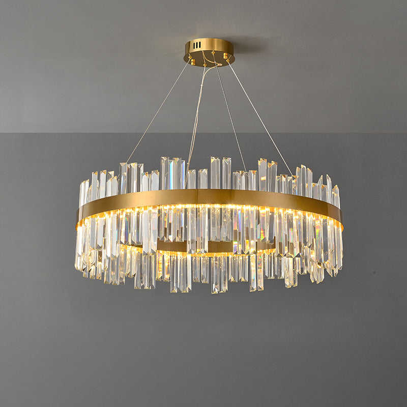 WOW Luxury LED Gold Plated Crystal Chandelier-wow2531