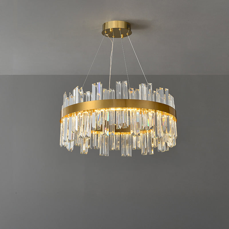 WOW Luxury LED Gold Plated Crystal Chandelier-wow2531