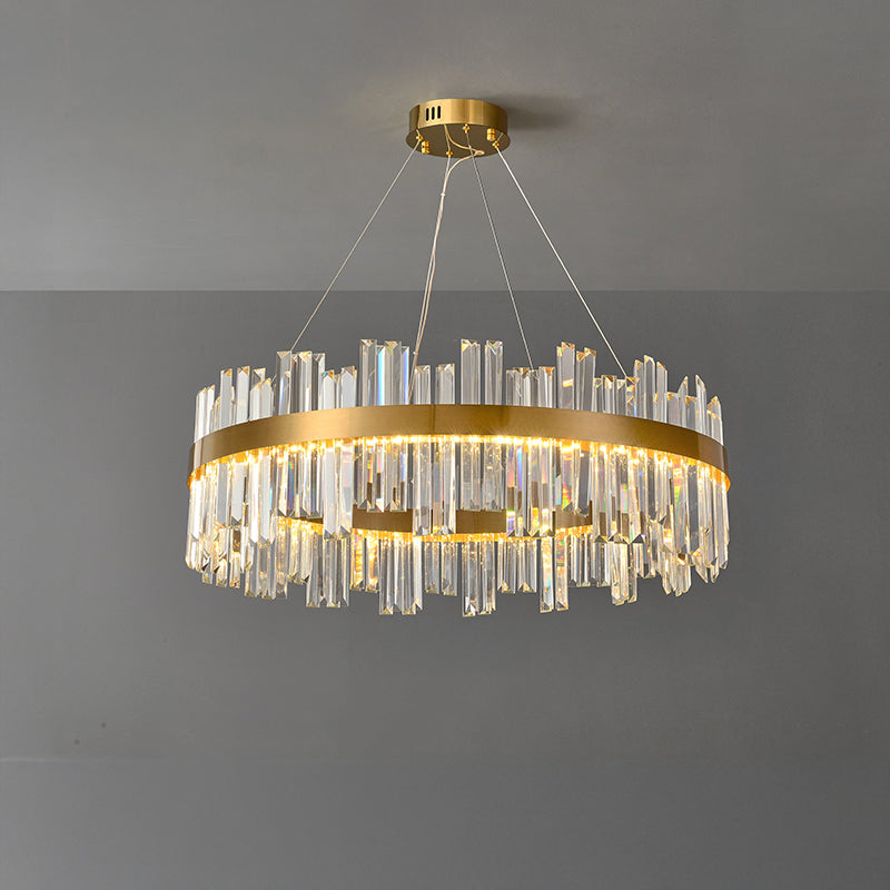 WOW Luxury LED Gold Plated Crystal Chandelier-wow2531