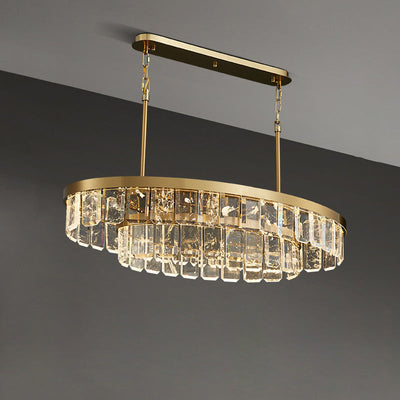 WOW Long Oval Crystal Chandelier-wow2541