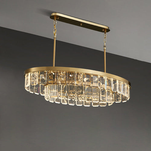 WOW Long Oval Crystal Chandelier-wow2541