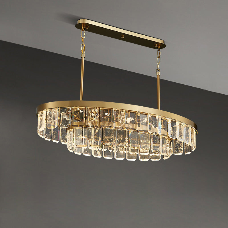 WOW Long Oval Crystal Chandelier-wow2541