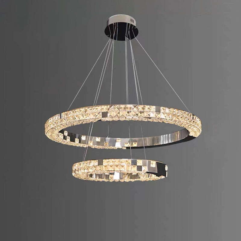 WOW Tiered Circular Crystal Chandelier-wow2544