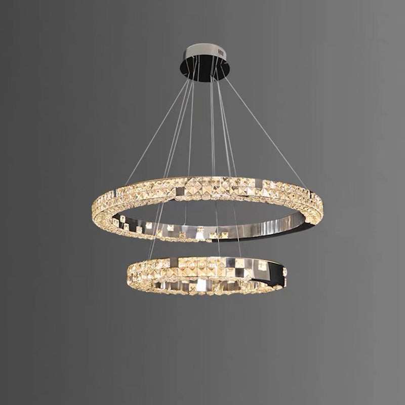 WOW Tiered Circular Crystal Chandelier-wow2544