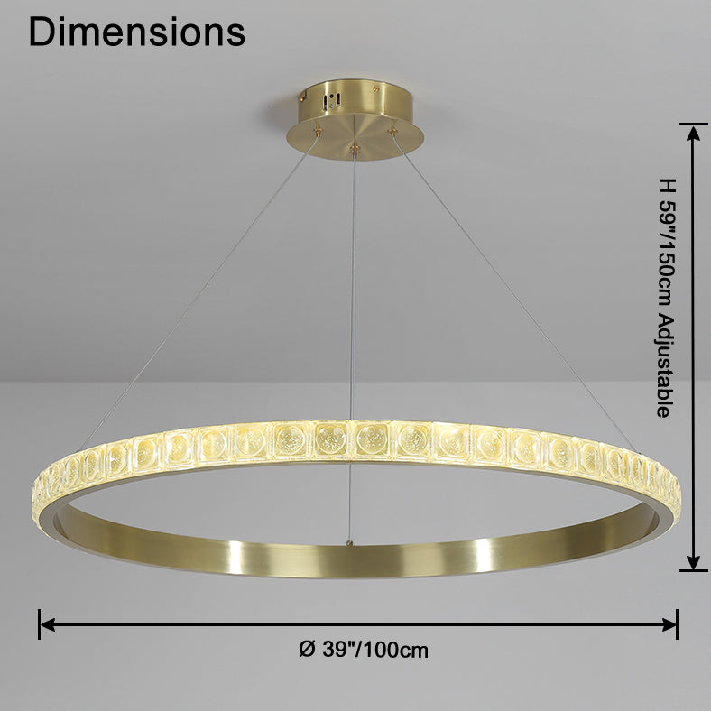 WOW Circular Led Crystal Chandelier-wow2549a