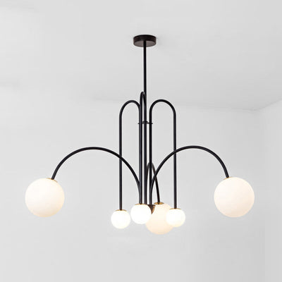 WOW Glass Globe Arm Chandelier-wow2522
