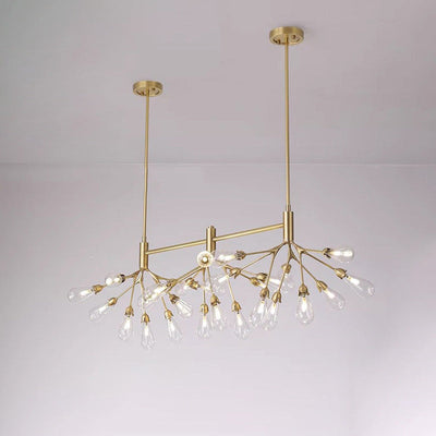 WOW Firefly Gold Branch Linear Chandelier-WOW2553