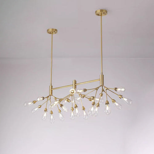 WOW Firefly Gold Branch Linear Chandelier-WOW2553