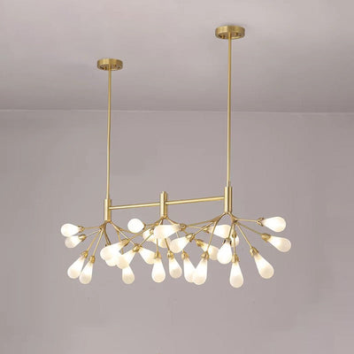 WOW Firefly Gold Branch Linear Chandelier-WOW2553