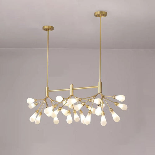 WOW Firefly Gold Branch Linear Chandelier-WOW2553