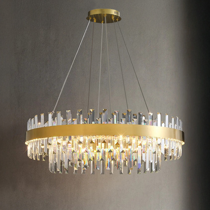 WOW Tiered Round Crystal Chandelier-wow2562
