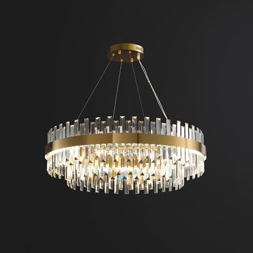 WOW Tiered Round Crystal Chandelier-wow2562
