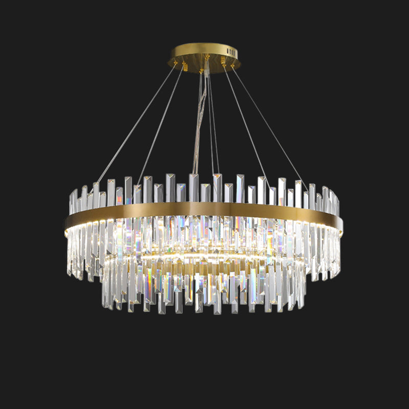WOW Tiered Round Crystal Chandelier-wow2562