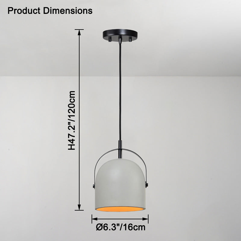 WOW Concrete-like Bell Pendant Light-wow2565