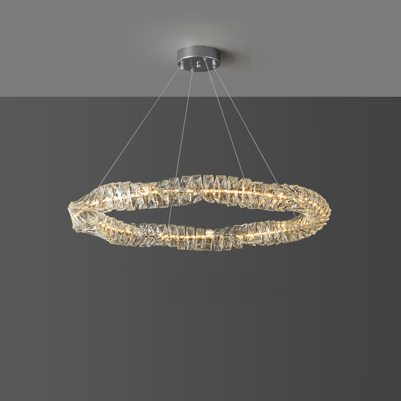 WOW Crystal Ring Led Chandelier-wow2581