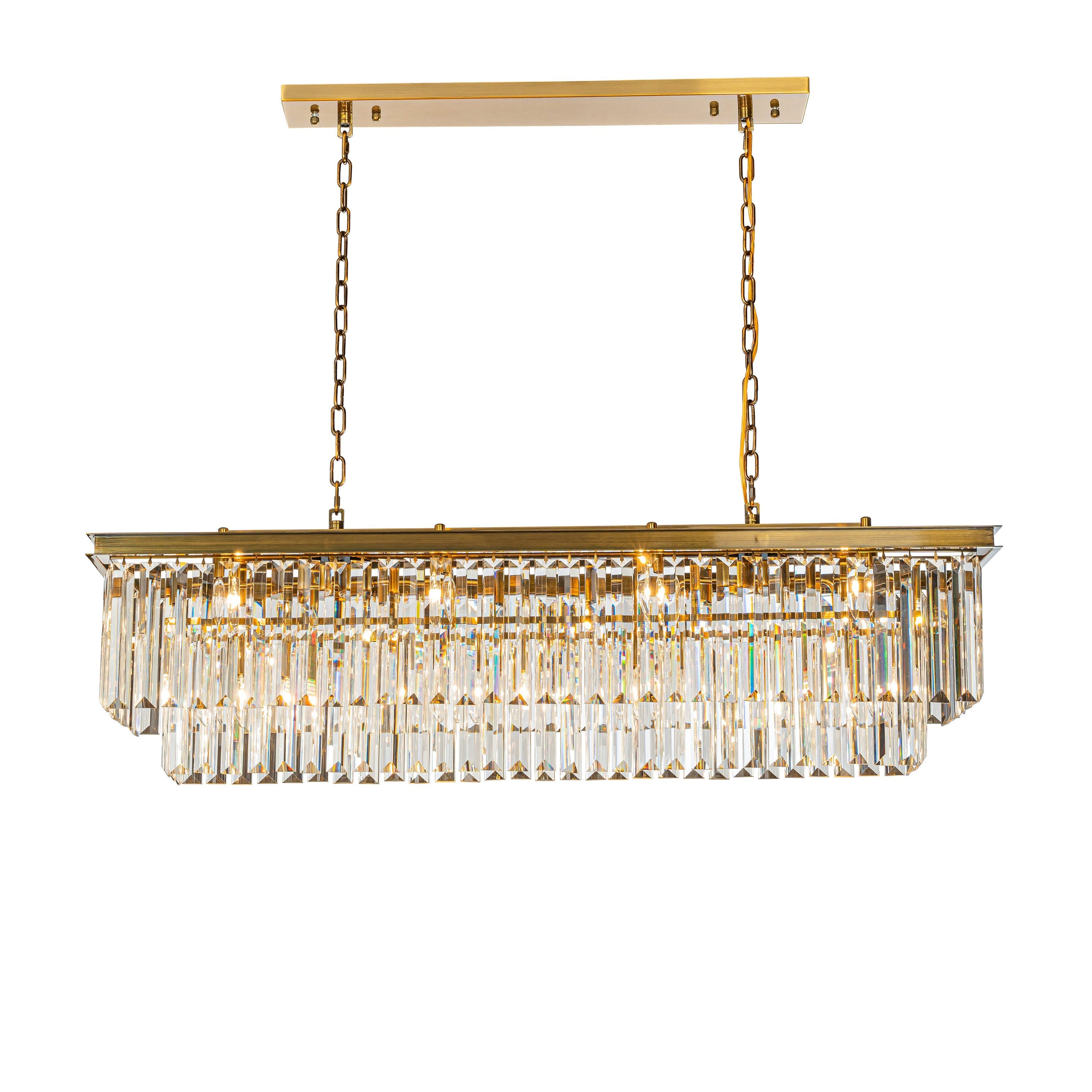 WOW Rectangular Crystal Chandelier-wow2589