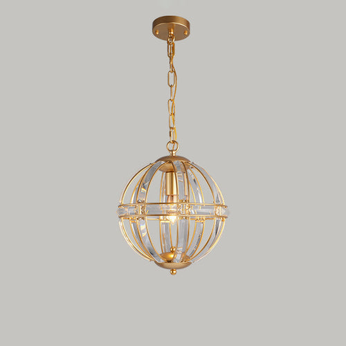 WOW Cage Crystal Orb Chandelier-wow2595