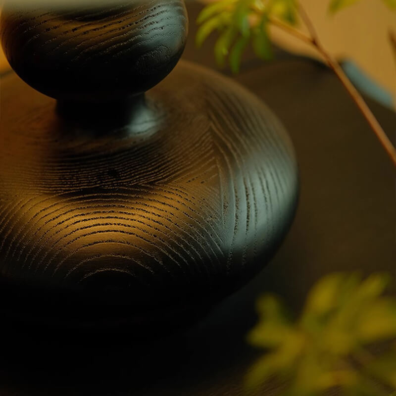 Retro Solid Wood Table Lamp