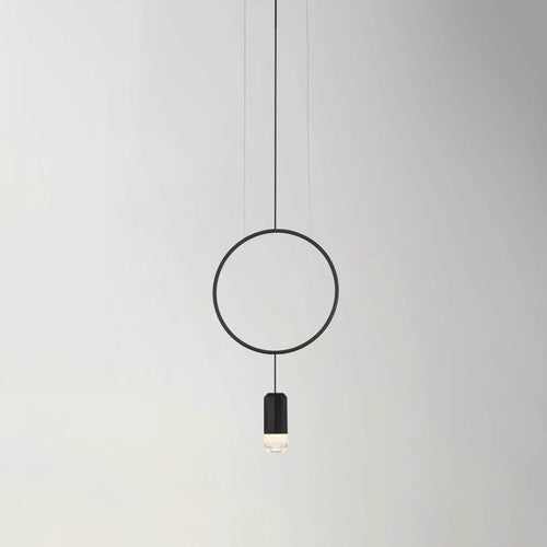 WOW Black Ring Pendant Light-wow2608