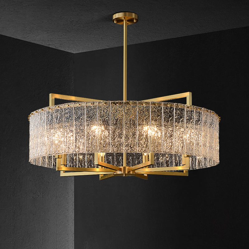 WOW Textured Glass Round Chandelier-wow2619