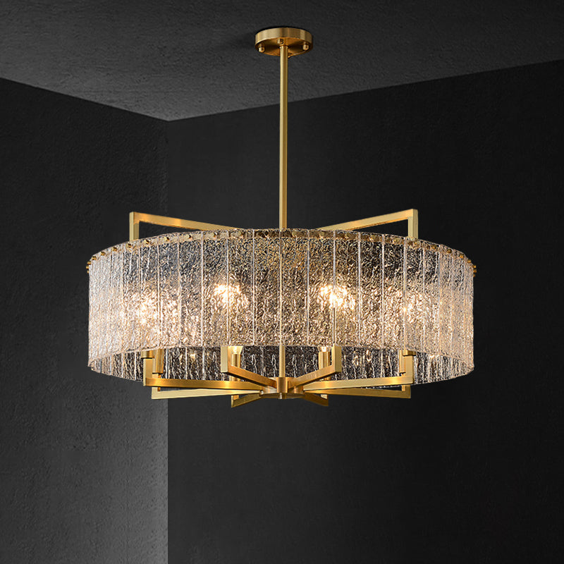 WOW Textured Glass Round Chandelier-wow2619