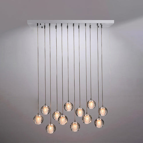 WOW Cascading Glass Ball Dining Room Chandelier-wow2648