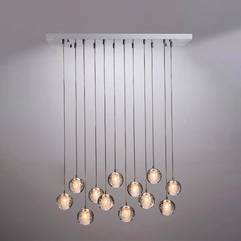 WOW Cascading Glass Ball Dining Room Chandelier-wow2648