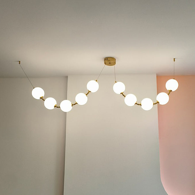 WOW Spider Pearl Globe Chandelier-wow2650