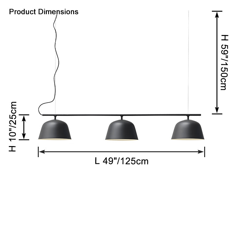 WOW Bell Linear Pendant Light-wow2669