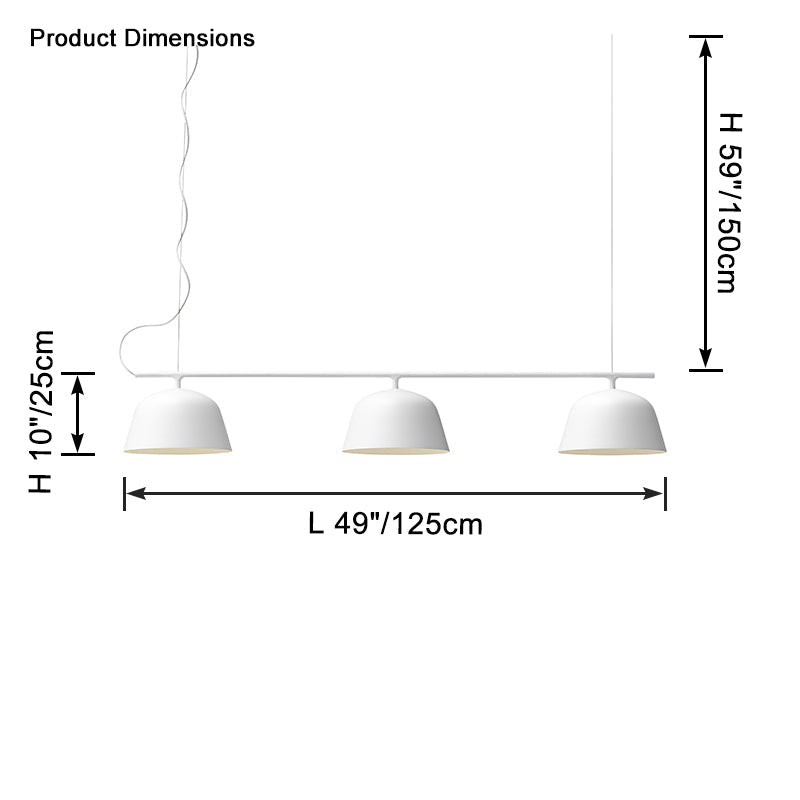 WOW Bell Linear Pendant Light-wow2669