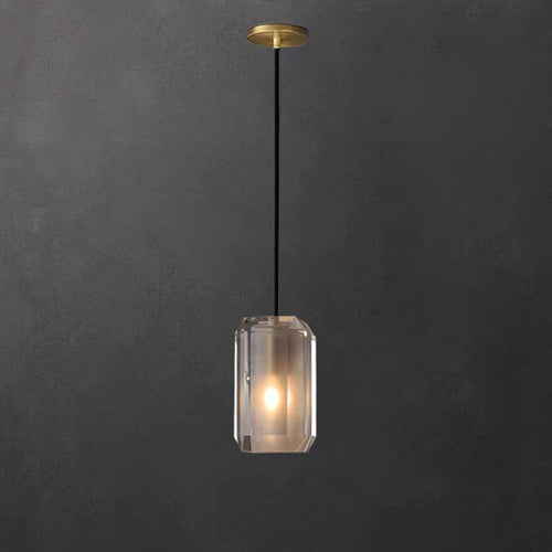 WOW Rectangle Crystal Pendant Light-wow2682