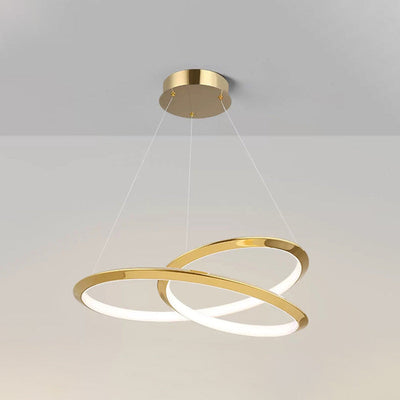 WOW Gold Swirl Chandelier-wow2707