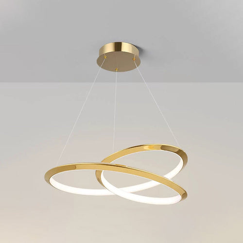 WOW Gold Swirl Chandelier-wow2707