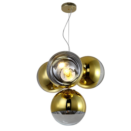 WOW 4 Light Colorful Globe Chandelier-WOW2687