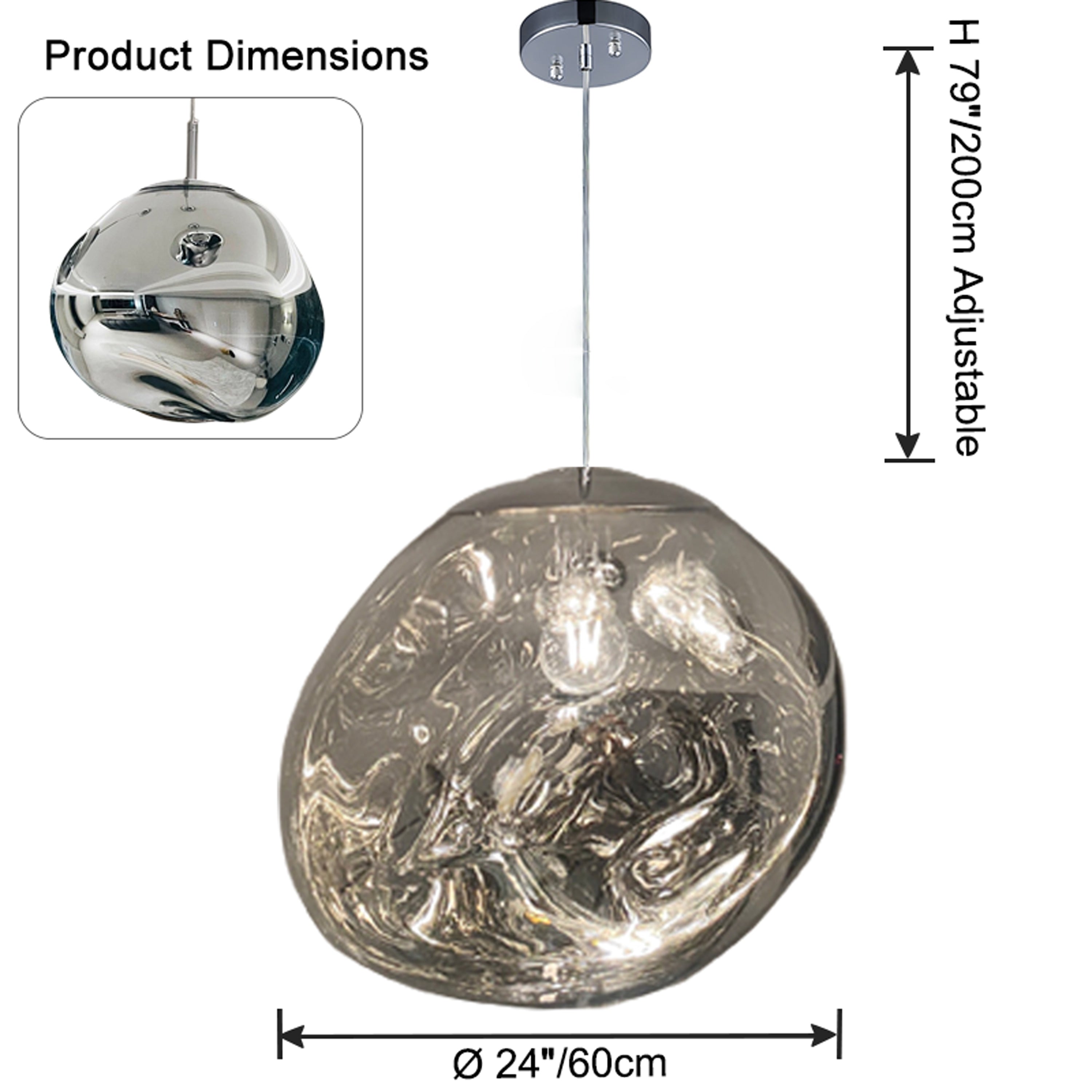 WOW Melt Hanging Lava Large Pendant Light-wow2690