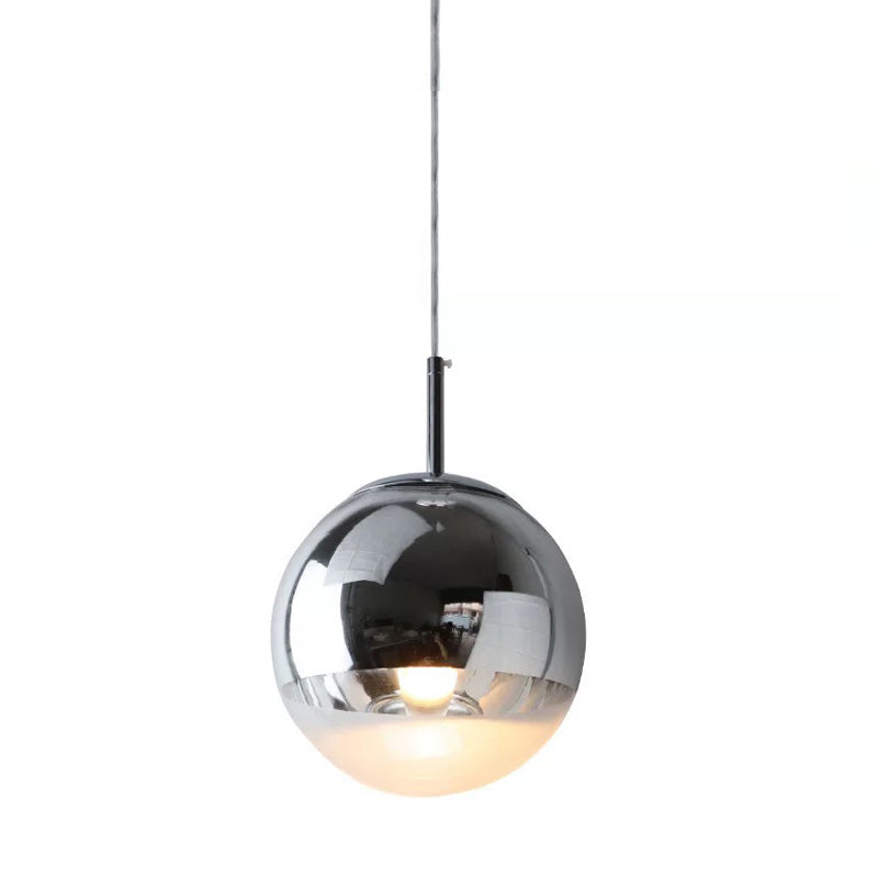 WOW Gold Chrome Globe Pendant Light-wow2691