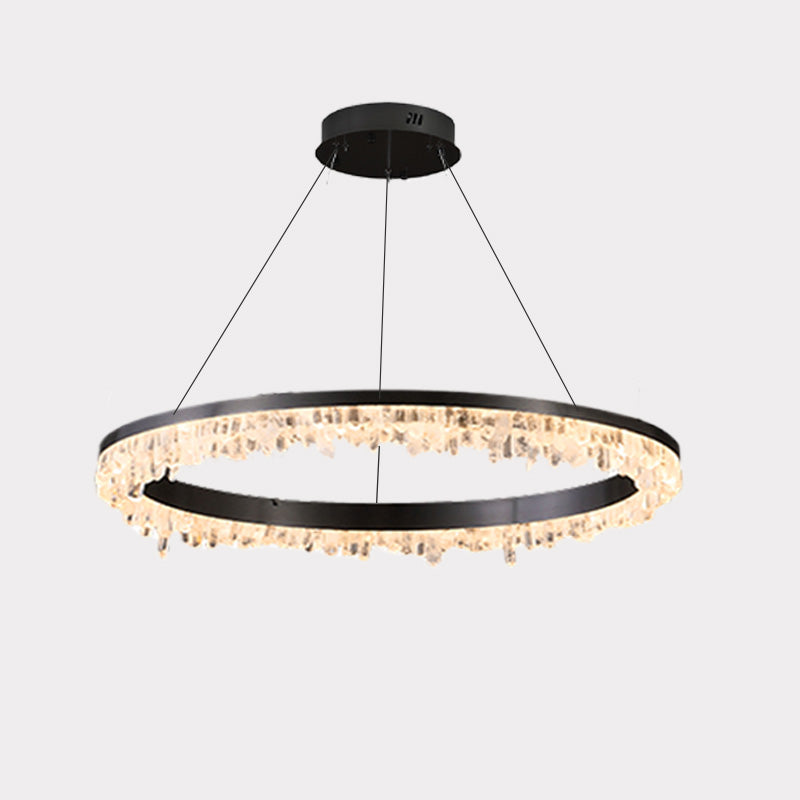 WOW Rock Crystal Circular Led Chandelier-wow2715