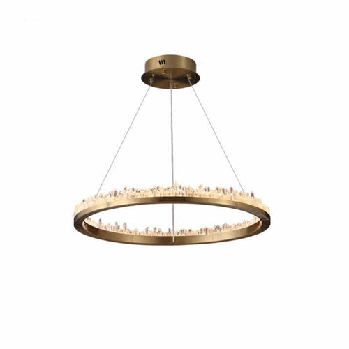WOW Rock Crystal Circular Led Chandelier-wow2715