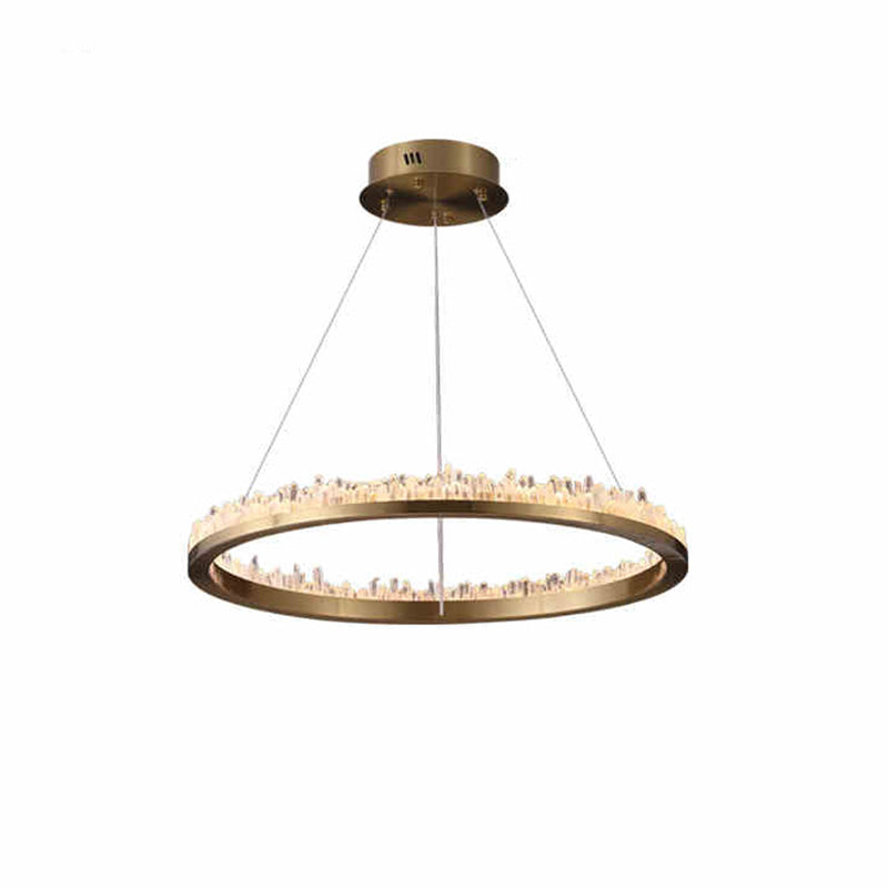 WOW Rock Crystal Circular Led Chandelier-wow2715