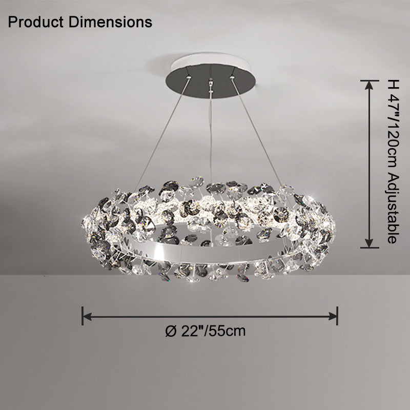 WOW Tiered Circular Crystal Chandelier-wow2726